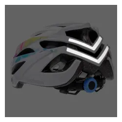 Kask rowerowy regulowany miejski METEOR SHIMMER S 52-56 siatka otwory wentylacyjne