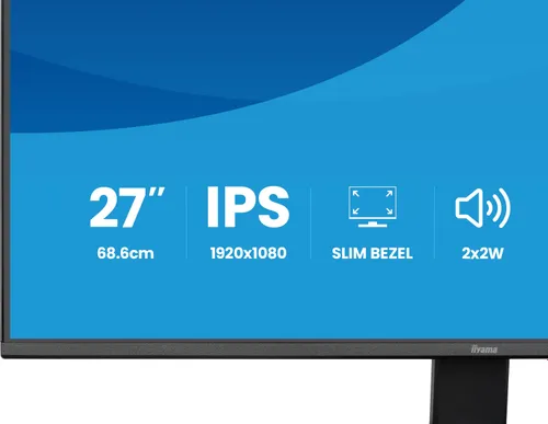Monitor IIYAMA ProLite X2791HS-B1 27" 1920x1080px IPS 120Hz 1 ms [MPRT]