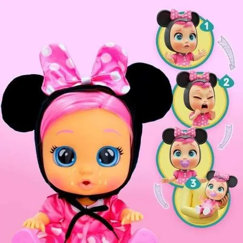 Lalka CRY BABIES Magic Tears Disney Myszka Minnie 86357