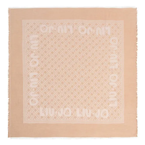 Plaid Liu Jo pătrat Jacquard lo 2f3081 T0300 Cammello 00070