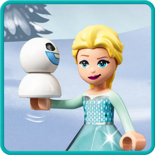 LEGO 43199 Disney Dziedziniec zamku Elsy
