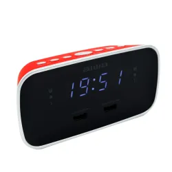 Radiobudzik Aiwa CRU-19RD Czerwony