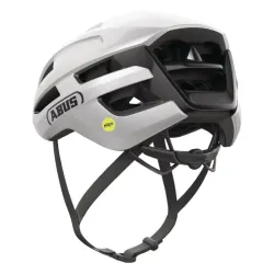 Kask rowerowy Abus PowerDome MIPS srebrny