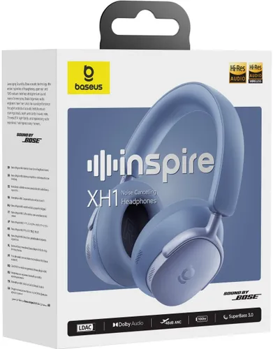 Słuchawki nauszne BASEUS XH1 ANC Błękitna Zorza
