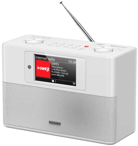 Radioodbiornik Kenwood CR-ST200S-W Radio FM DAB+ Internetowe Wi-Fi Bluetooth Biały