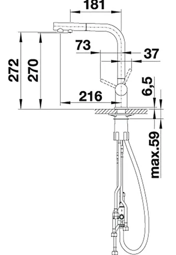 Bateria BLANCO Fontas-S II 525204 Biały