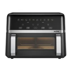 Air Fryer Frytkownica beztłuszczowa MOVA FD20S Pro Czarny 10l z okienkiem podglądu 10 programów automatycznych