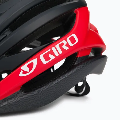 Kask rowerowy Giro Syntax matte black/bright red