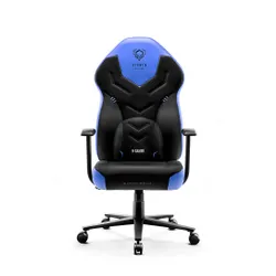 Fotel Diablo Chairs X-Gamer 2.0 Normal Size Gamingowy do 150kg Skóra ECO Tkanina Cool water