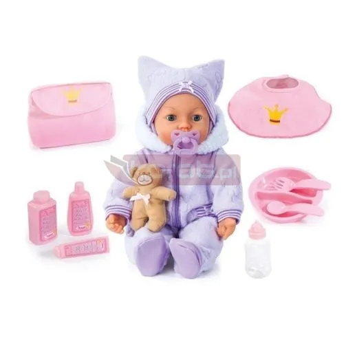 Lalka Piccolina Magic Eyes 46cm fioletowa