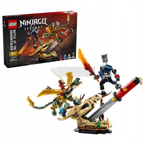 LEGO Ninjago 71871 Bitwa o Smocze Ostrze, zestaw klocków 9+