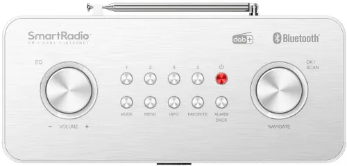 Radioodbiornik Kenwood CR-ST200S-W Radio FM DAB+ Internetowe Wi-Fi Bluetooth Biały