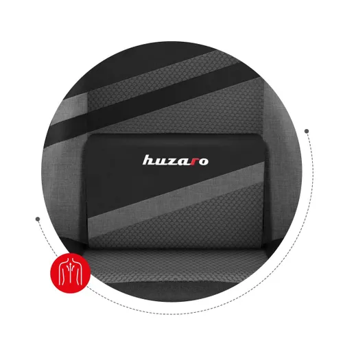 Fotel HUZARO Force 4.4 Czarno-szary
