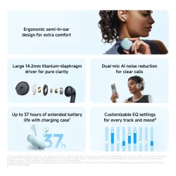 Słuchawki bezprzewodowe Xiaomi Redmi Buds 8 Active White Douszne Bluetooth 5.4 Biały