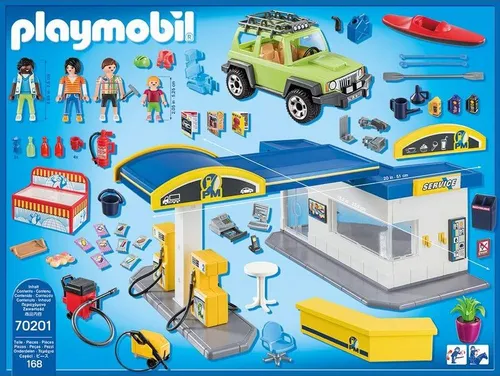 Playmobil büyük benzin istasyonu (70201)