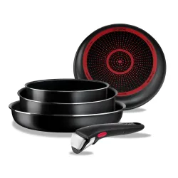 Zestaw patelni Tefal Ingenio Easy Cook & Clean L1539143 Tytanowa 24cm, 28cm