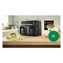 Air Fryer Frytkownica beztłuszczowa BOSCH serii 4 MAFD440B1 9l z podwójnym koszem