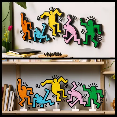 LEGO 31216 Art Keith Haring — tańczące postacie