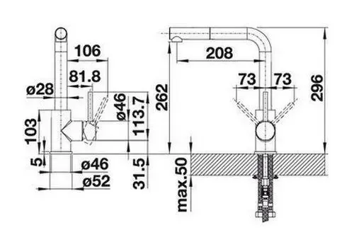 Bateria Blanco Mila-S HD 519810 Chrom