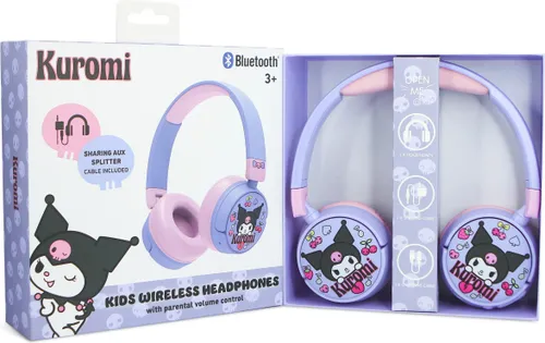 Słuchawki nauszne OTL Kuromi Kids Niebiesko-różowy