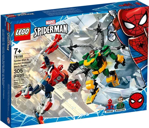 LEGO Marvel Spider - Man битва роботов Человека-Паука и доктора (76198)