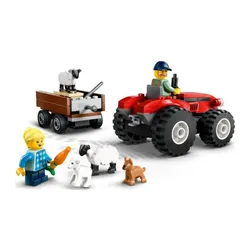 LEGO City 60461 Красный трактор с прицепом и овцами