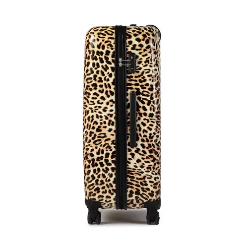 Большой жесткий чемодан Saxoline Trolley L 1440h0. 71. 10 Leopard