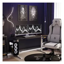 Biurko Arozzi Arena Medium White 140cm Biały