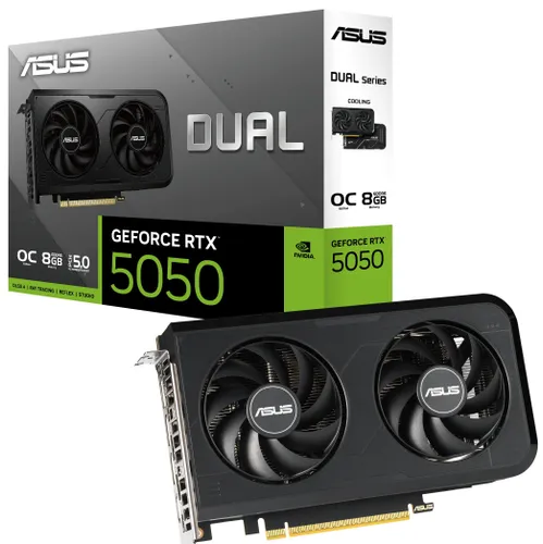 Karta graficzna ASUS Dual GeForce RTX 5050 OC Edition 8GB DLSS 4