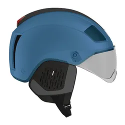 Kask rowerowy LAZER Nova KinetiCore Niebieski Miejski z lampką (rozmiar L)