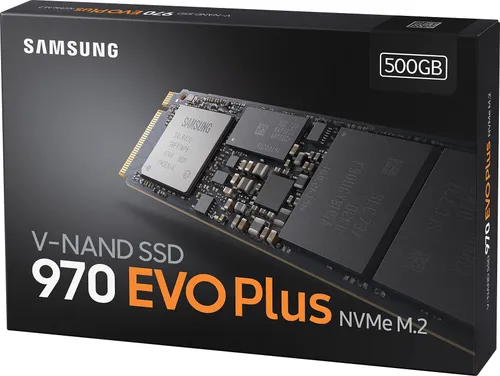 Samsung 970 EVO Plus SSD 500 GB M. 2 2280 PCI-E x4 Gen3 NVMe (MZ-V7S500BW)