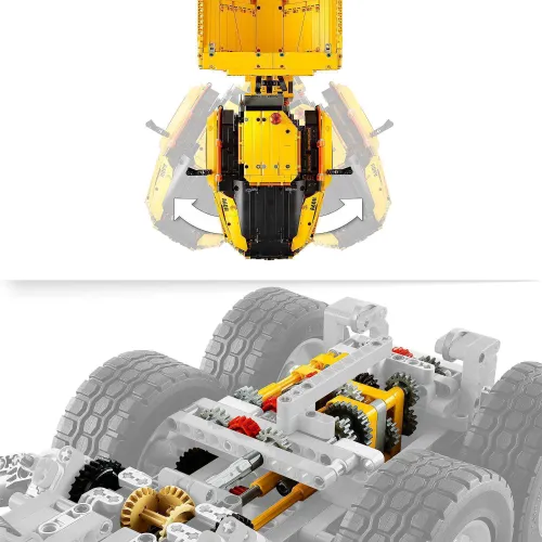 Конструктор Lego Technic сочлененный самосвал Volvo 6x6 (42114)