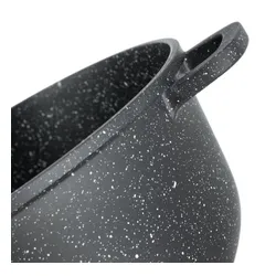 Garnek marmurowy duży gastronomiczny 40cm 18,5l indukcja gaz 8155