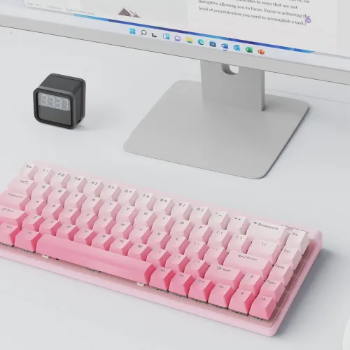 Klawiatura MCHOSE Ace 68 Air Peach Gradient Kailh Magnetic God Switch