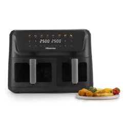 Air Fryer Frytkownica beztłuszczowa HISENSE HAF2700DCD 11l z podwójnym koszem 8 automatycznych programów