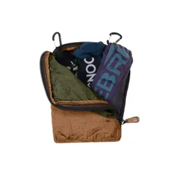 Saszetka Ticket To The Moon Travel Cube S - brown / army green