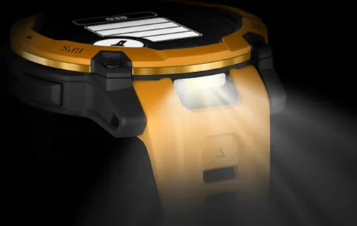Smartwatch GARMIN Instinct 3 50mm Solar Pomarańczowo-szary