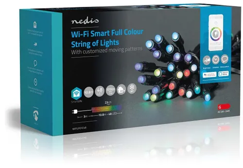 Lampki choinkowe LED NEDIS WIFILX01C84 10.8 m Sieciowe