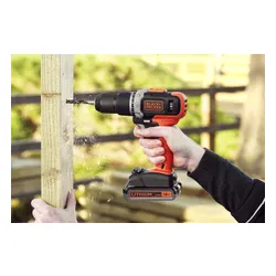 Wiertarko-wkrętarka BLACK&DECKER BCD003D2AMB + Zestaw 100 akcesoriów