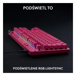 Klawiatura Logitech Pro X TKL Rapid Różowy