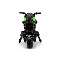 Motor Na Akumulator Dla Dziecka Xw-07 Podświetlane Koła LED Eva Skóra Radio