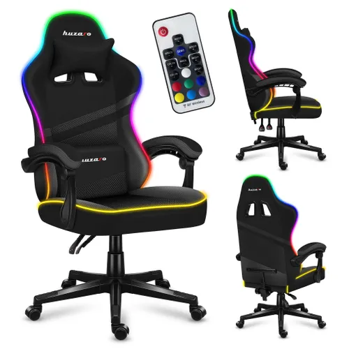 Fotel HUZARO Force 4.4 RGB Czarny