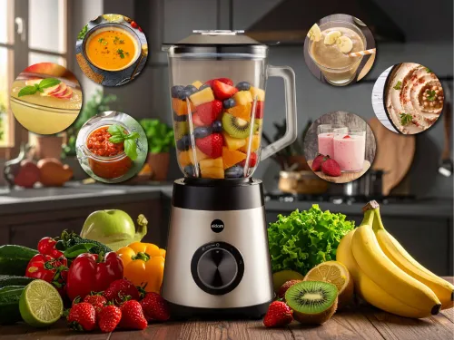 Блендер Eldom стационарный BK7S Stalo 1 бутылка в комплекте