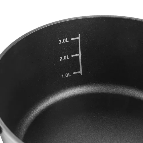 Garnek aluminiowy z pokrywką FLORINA DELUX 3 l