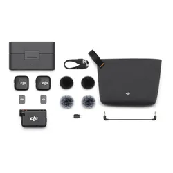 System bezprzewodowy DJI Mic Mini (2 TX + 1 RX + Etui ładujące)