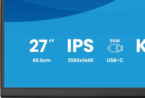 iiyama ProLite XB2797QSNP-B1 - 75Hz | QHD | IPS | 27'' | USB-C PD 96W | KVM | LAN