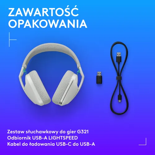 Logitech G321 Białe