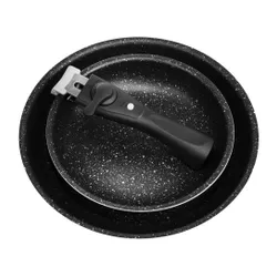 Patelnia granitowa GRANDE 20 / 26 cm 3 el.