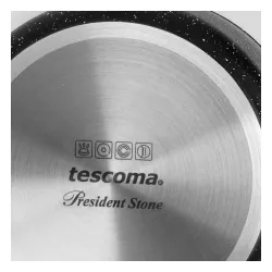 TESCOMA President Stone 3 l czarny - garnek aluminiowy z pokrywką