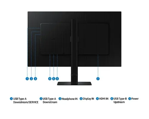 Monitor Samsung Viewfinity S8 S27D800EAU 27" 4K IPS 60Hz 5ms